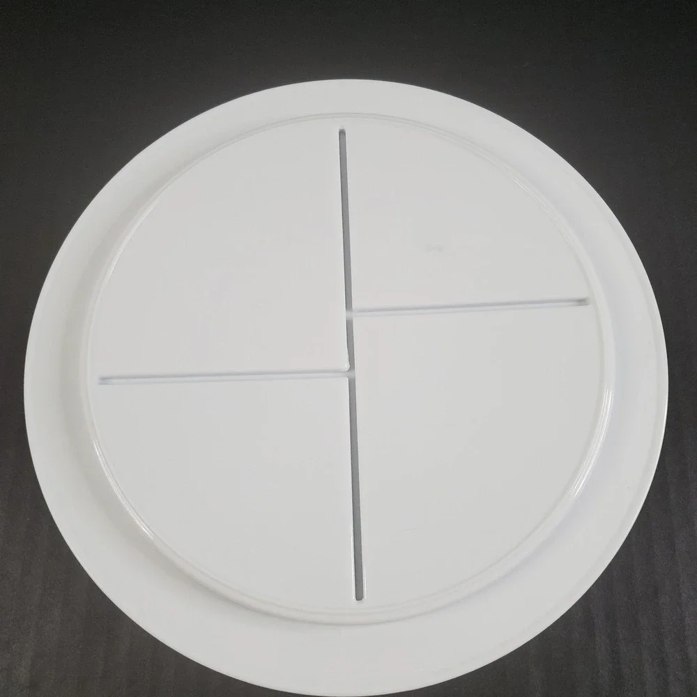 Toddler Soft Plastic Divided Plate Four FOOD GROUPS 10